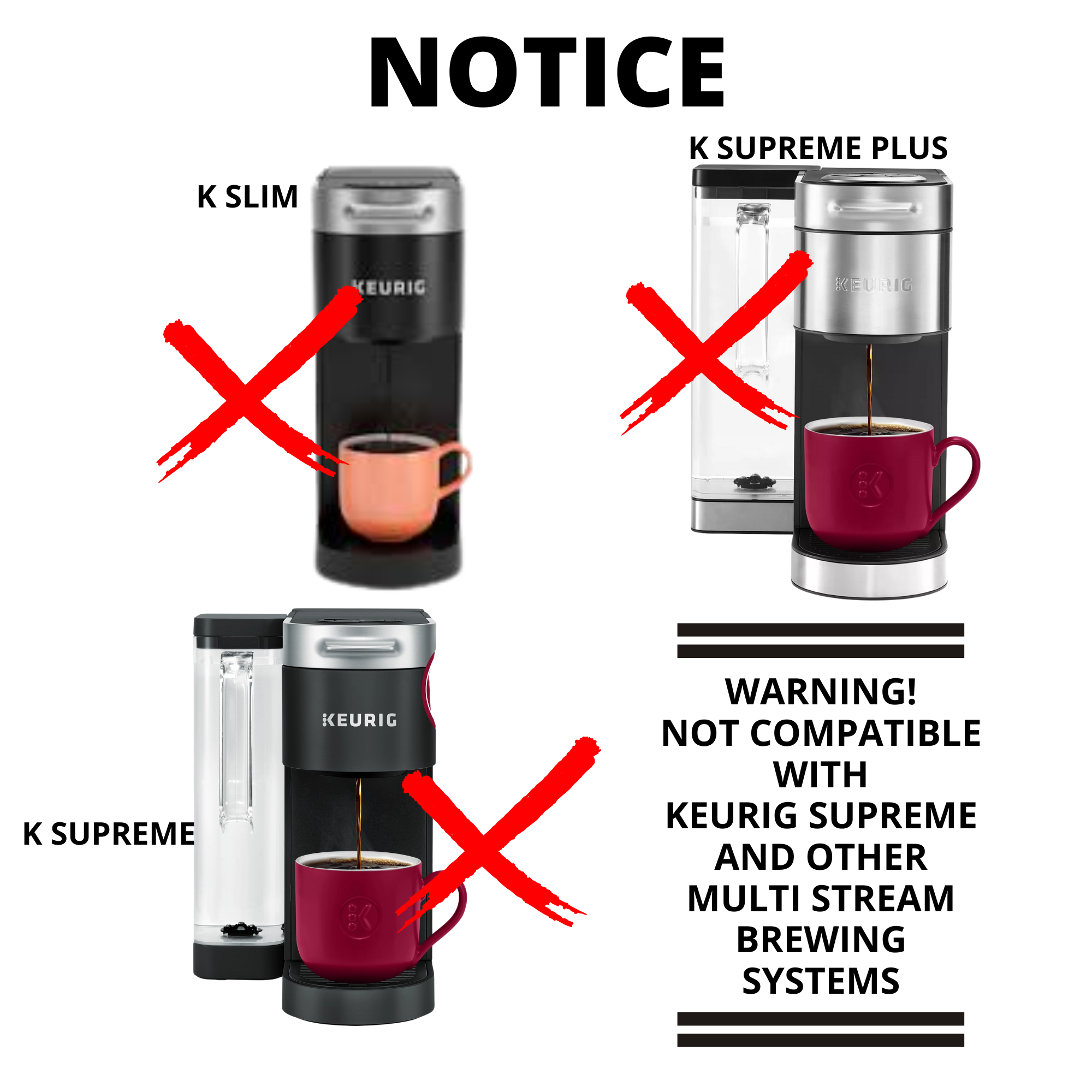 Metal K-Cup Reusable Stainless Steel Keurig K cup for Keurig 1.0 2.0 Reusable Coffee Filter