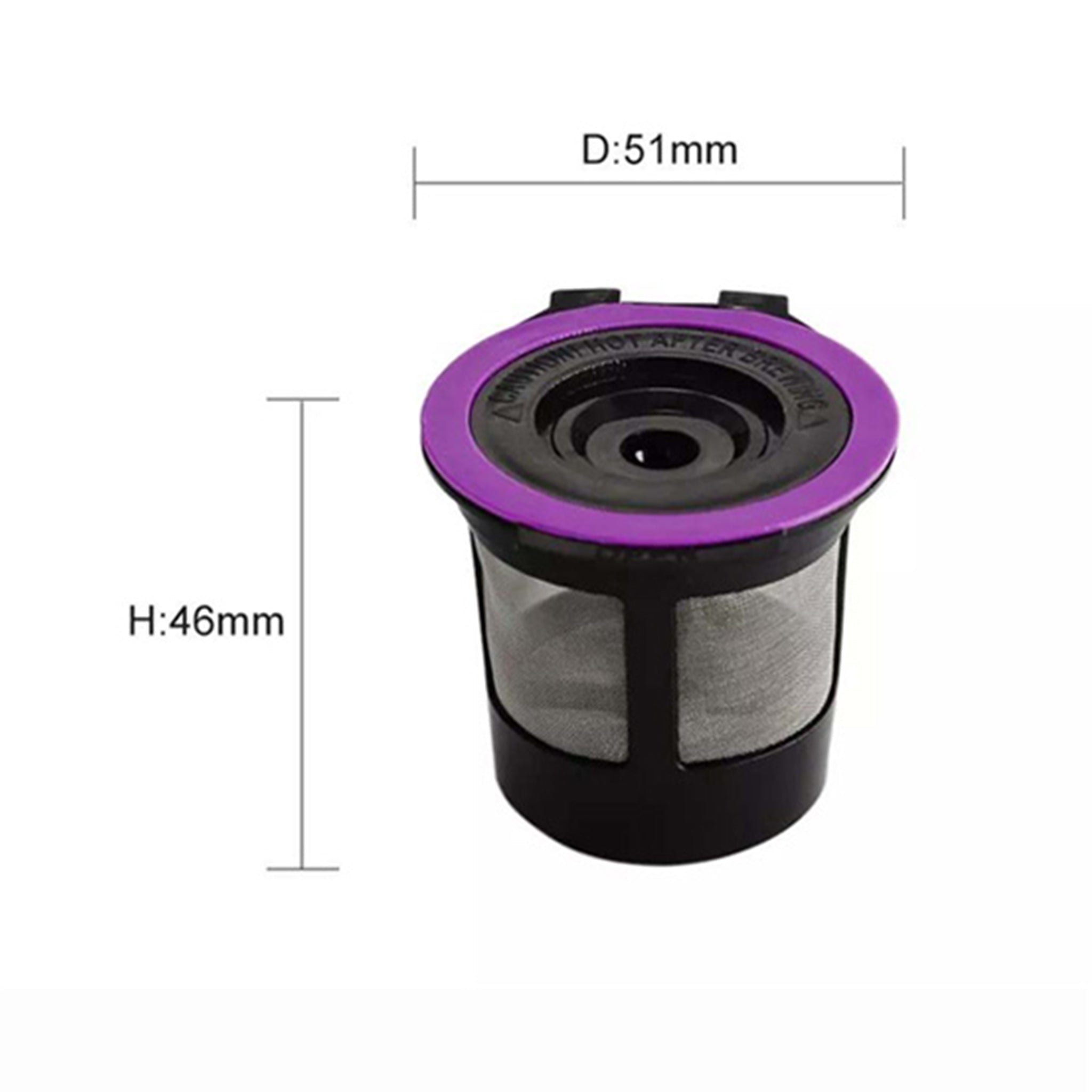 4 - Reusable K-Cup Filter Coffee Pods for Keurig 2.0 K400, K500 Series - Colombian Coffee
