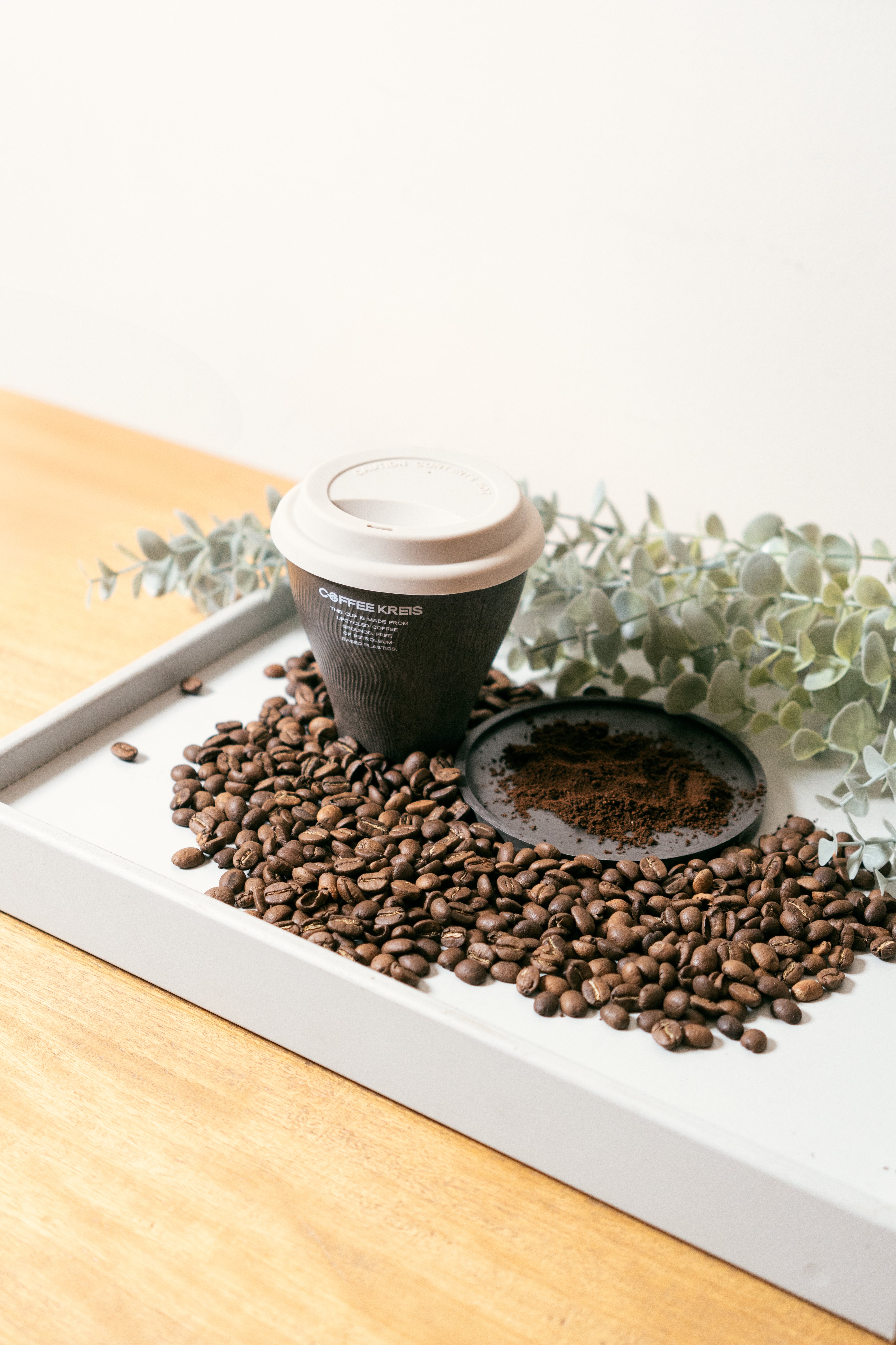 Sustainable Coffee Cup Kreis + Lid