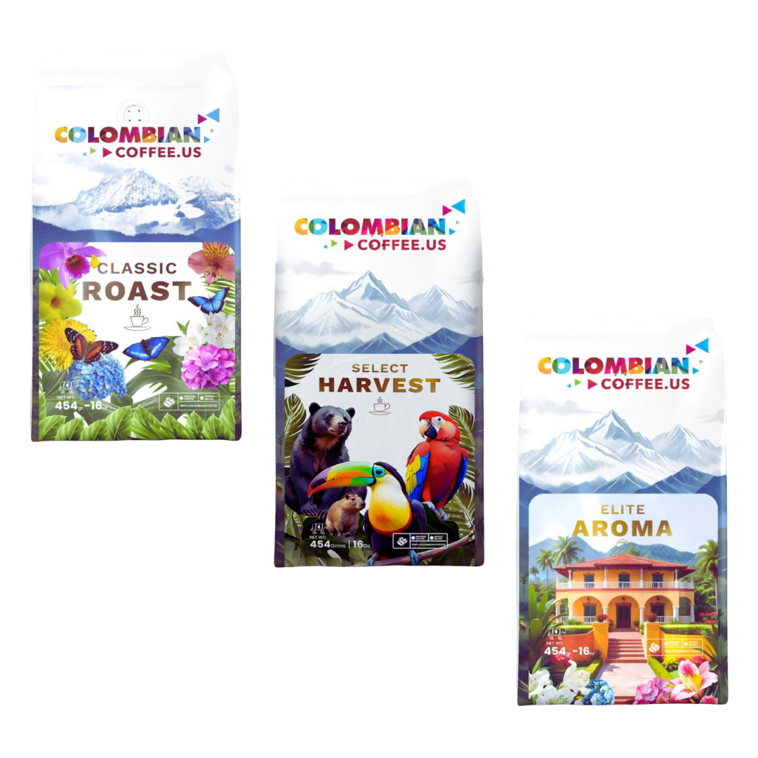Kit Café Colombiano - Elite, Select y Clásico