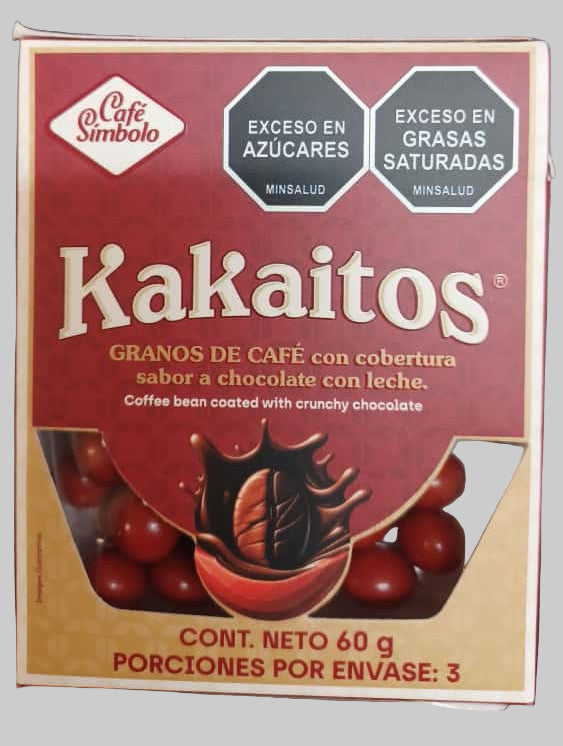 KAKAITOS: Crunchy chocolate coated coffee bean - Pack of 0.7 oz - 60 g
