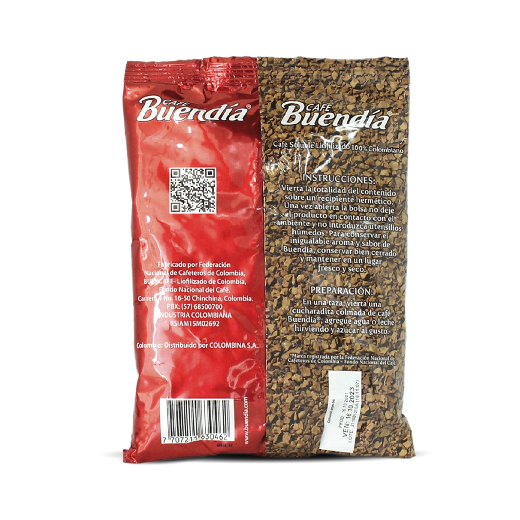 Buendia Instant Coffee 100% Colombian Freeze Dried Coffee 3.5 oz - Colombian Coffee