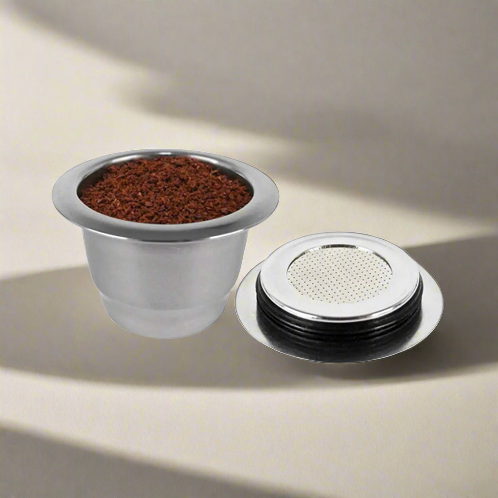 Reusable Capsule Nespresso Coffee Pod Stainless Steel - Colombian Coffee