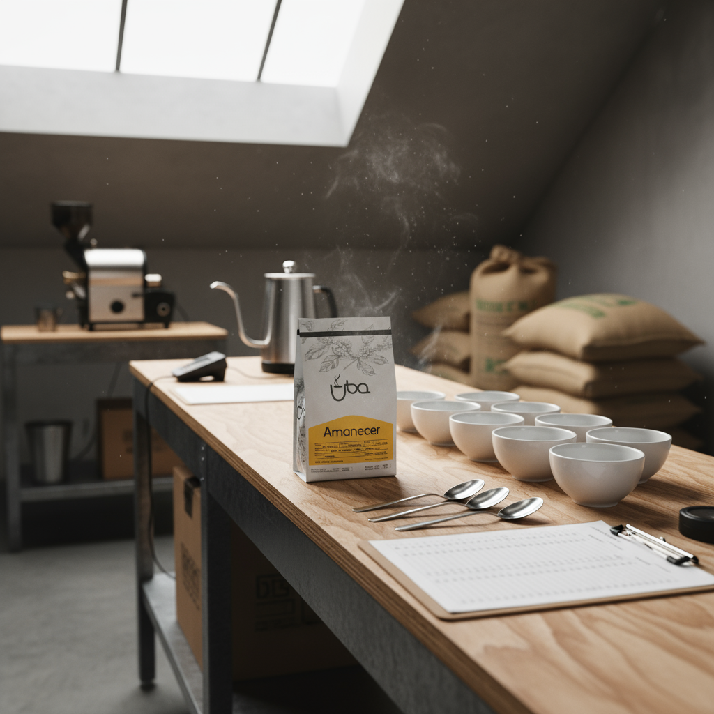 Café Uba Amanecer Bourbon Amarillo