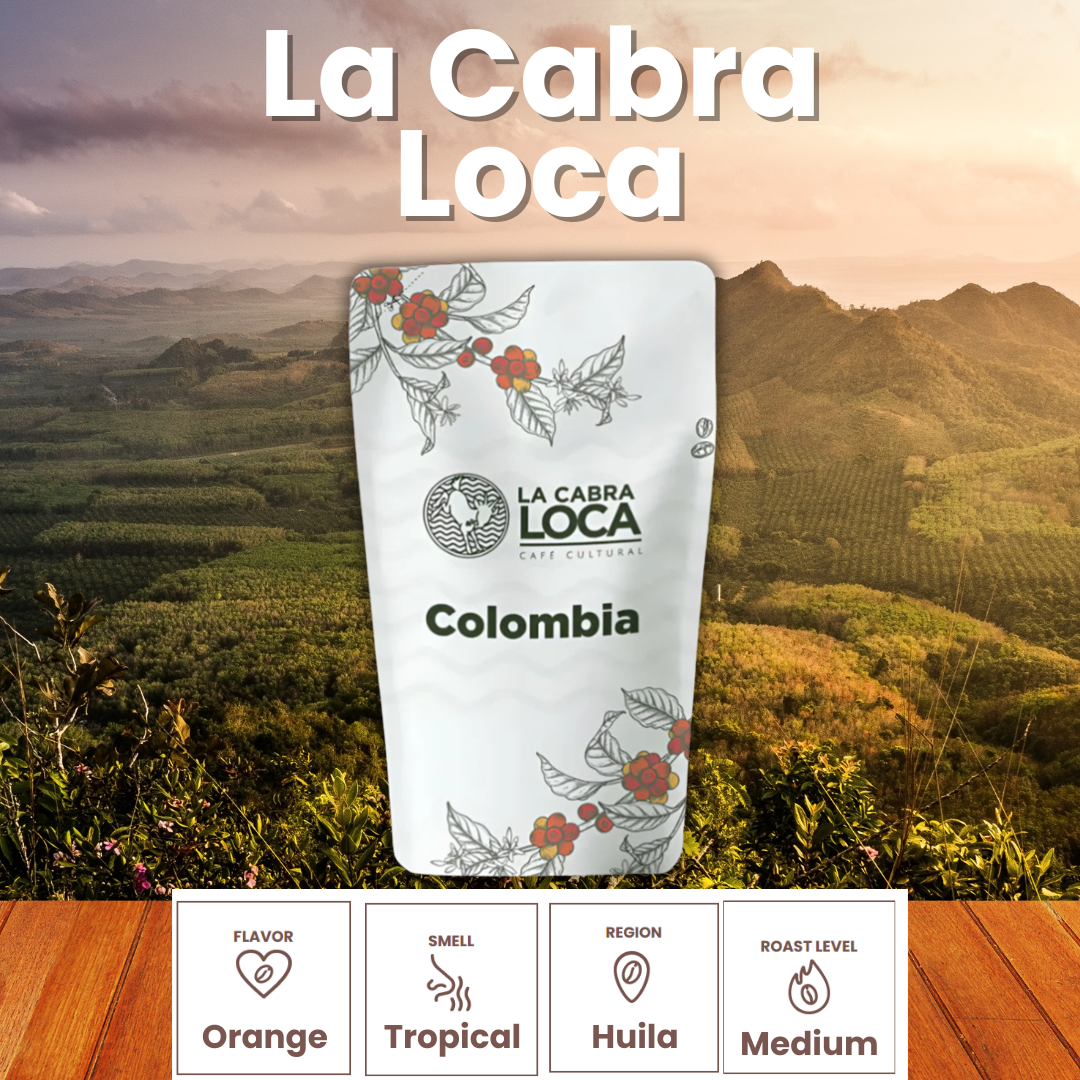 ゴッソトリノ La Cabra Loca Coffee - Premium Colombia Caturra from Huila Mountains
