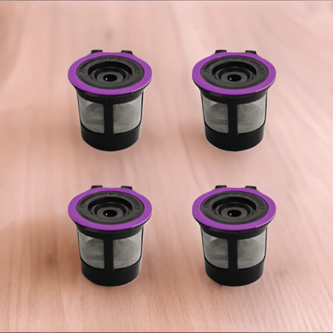 4 - Reusable K-Cup Filter Coffee Pods for Keurig 2.0 K400, K500 Series - Colombian Coffee