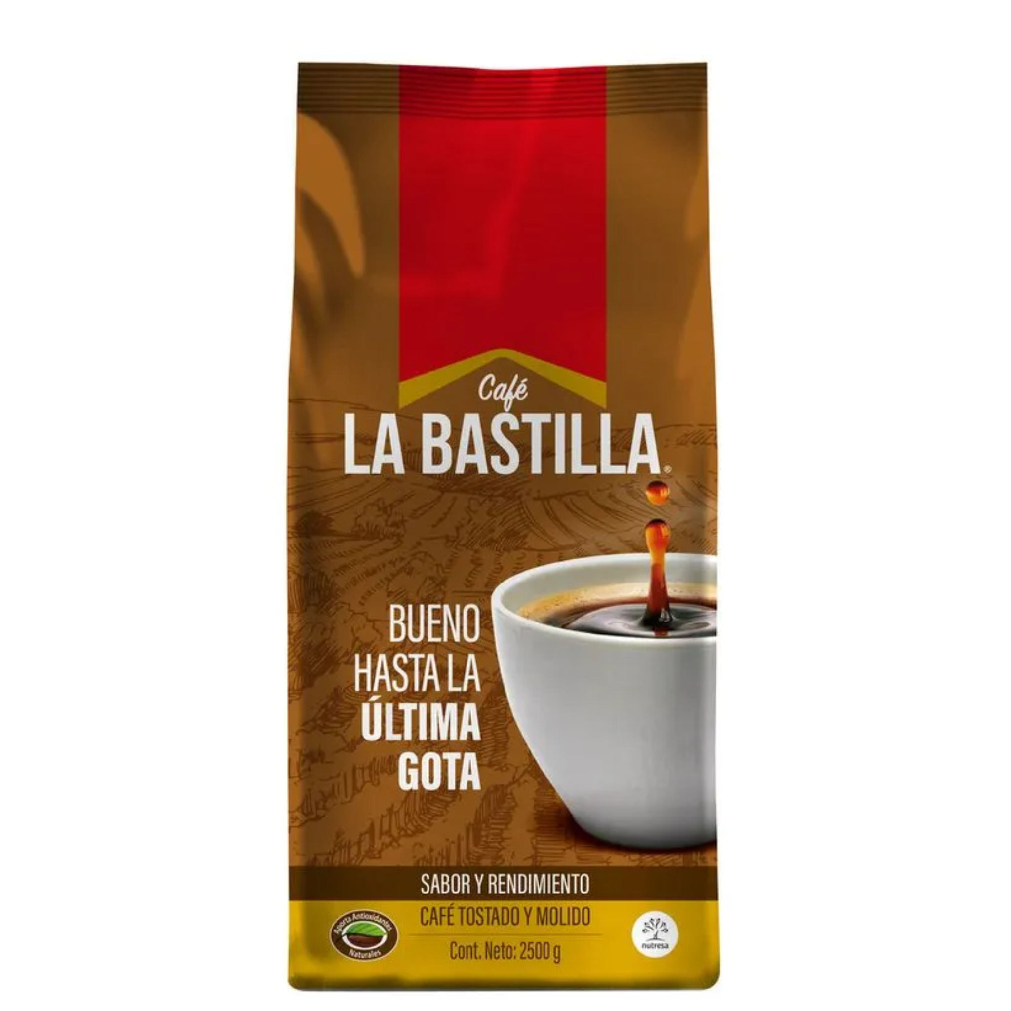 Café colombiano tostado de primera calidad Bastilla
