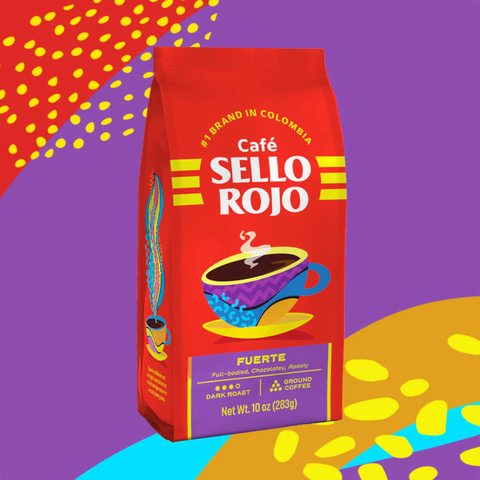 Sello Rojo Fuerte Ground Coffee, 10 oz