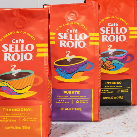 Sello Rojo Fuerte Ground Coffee, 10 oz