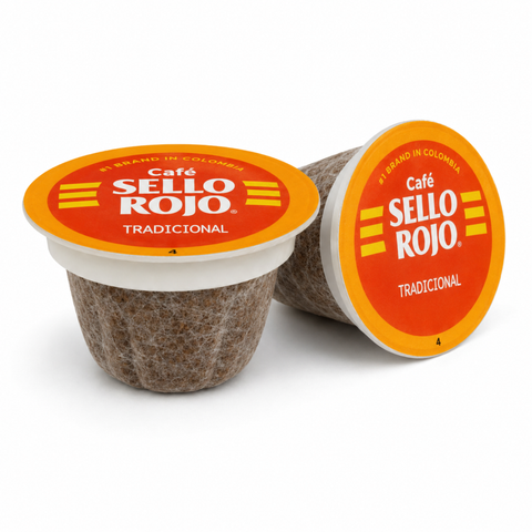 Sello Rojo Tradicional Coffee K-Cups, 12 Pods