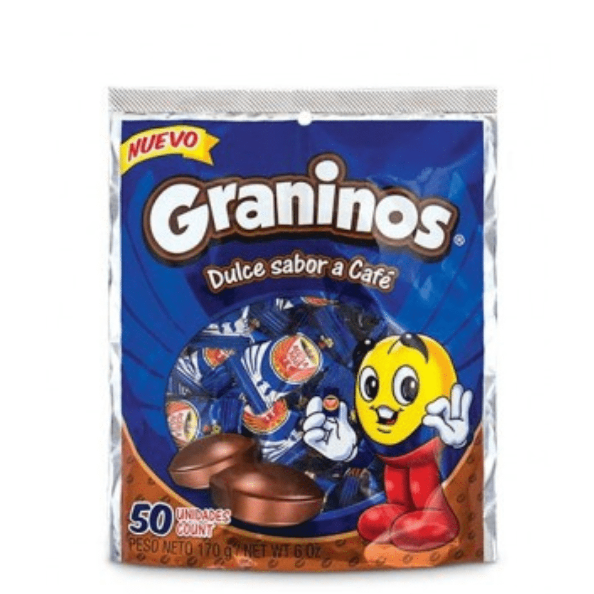 Aguila Roja Graninos Chewy Coffee Candies Package x 50 units - Colombian Coffee