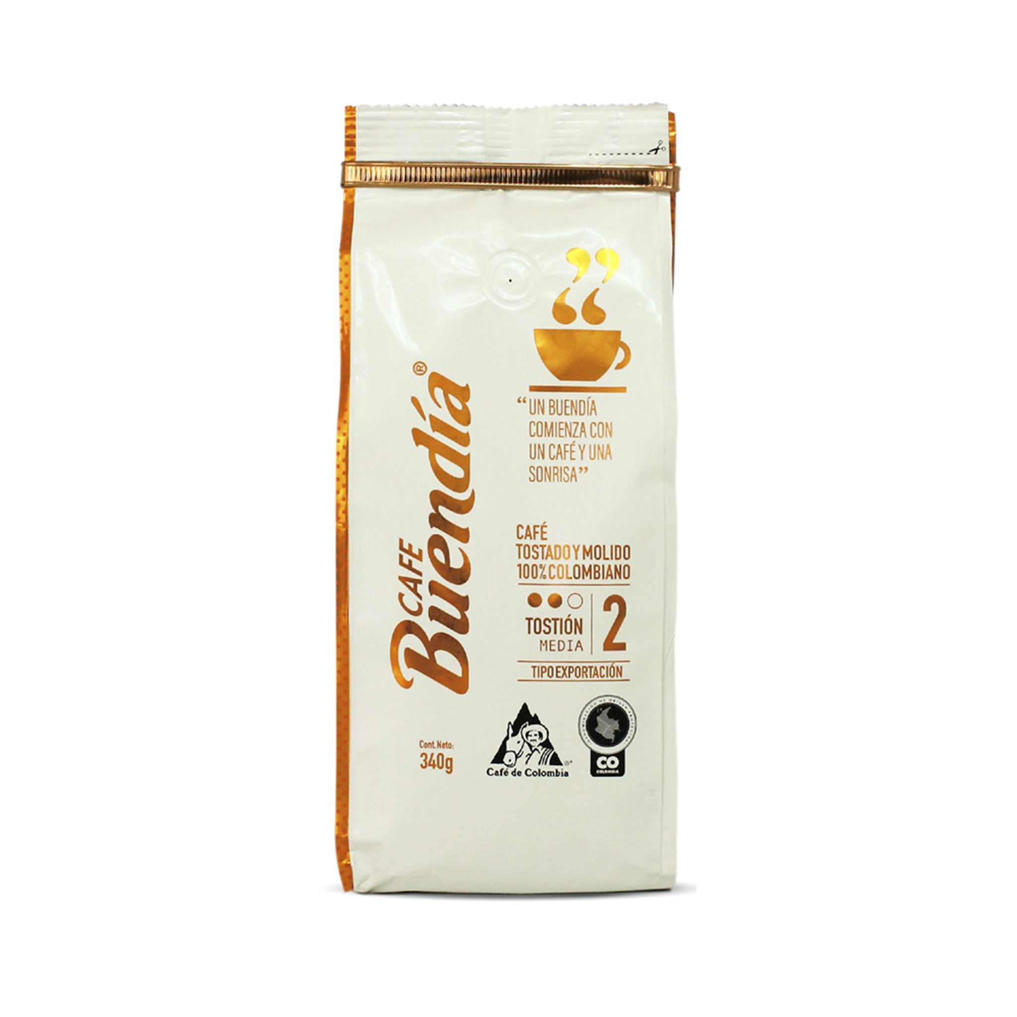 Buendia Roasted and Ground Coffee Medium - Colombian Coffee