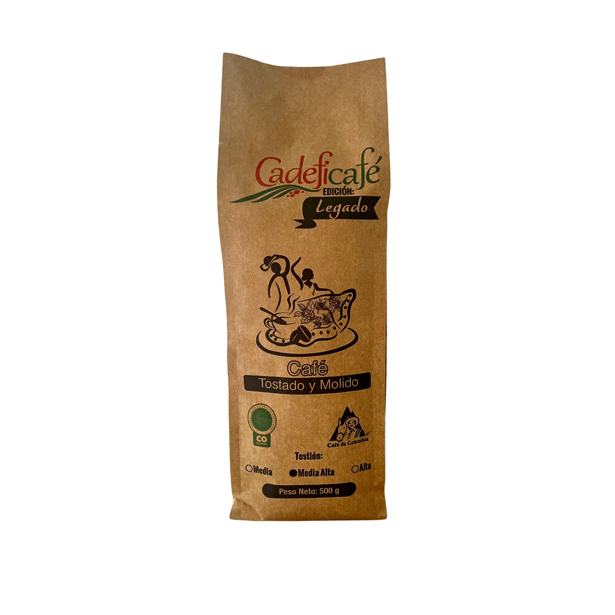 Cadeficafe Legado Coffee Beans Origin Huila 17.6 oz - Colombian Coffee