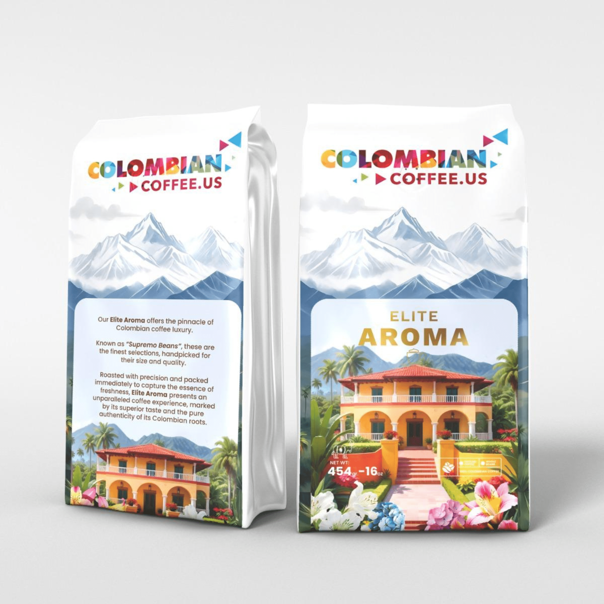 Colombian Supremo Elite Aroma Roasted Beans - Colombian Coffee