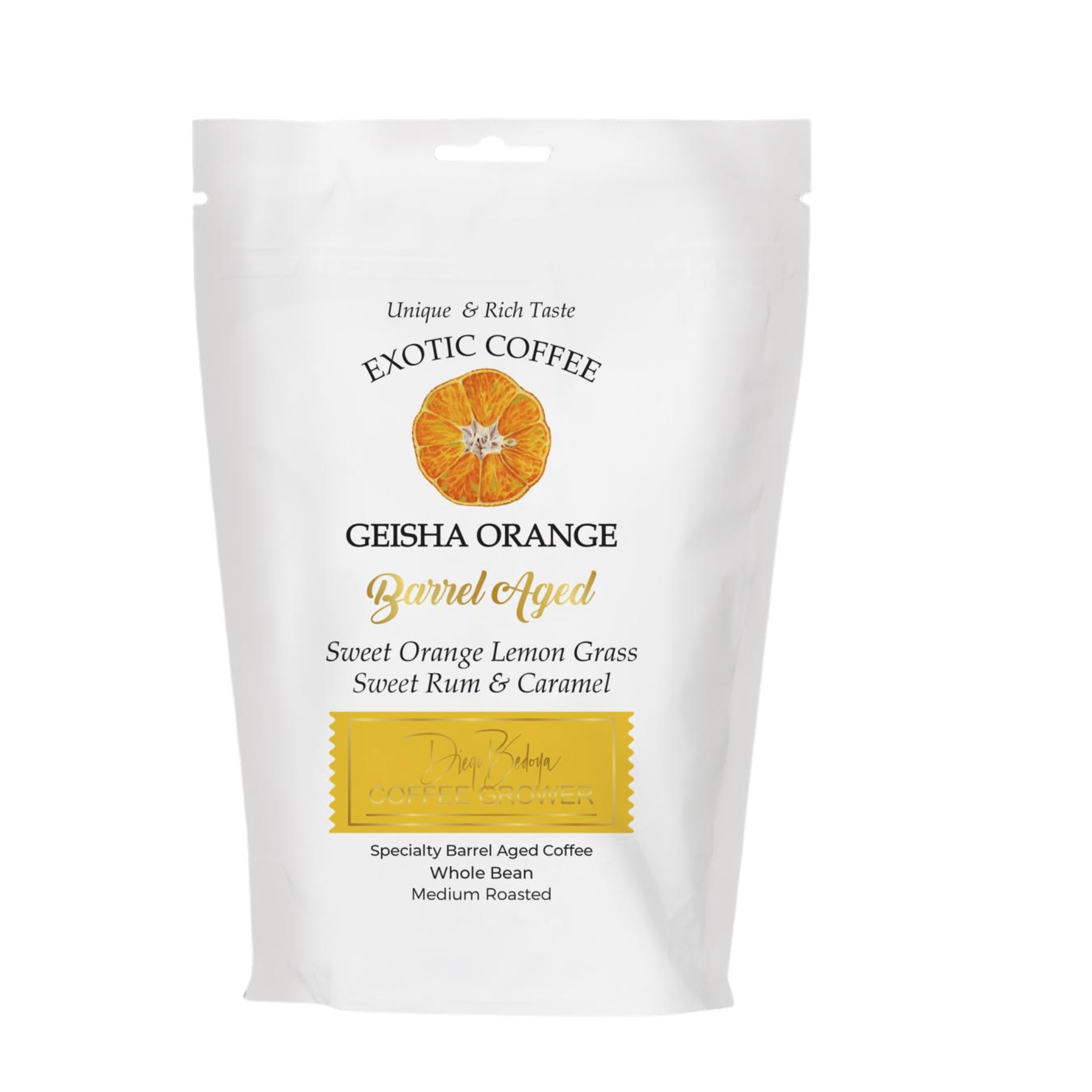 Exotic Coffee Geisha Orange by Diego Bedoya - Colombian Coffee