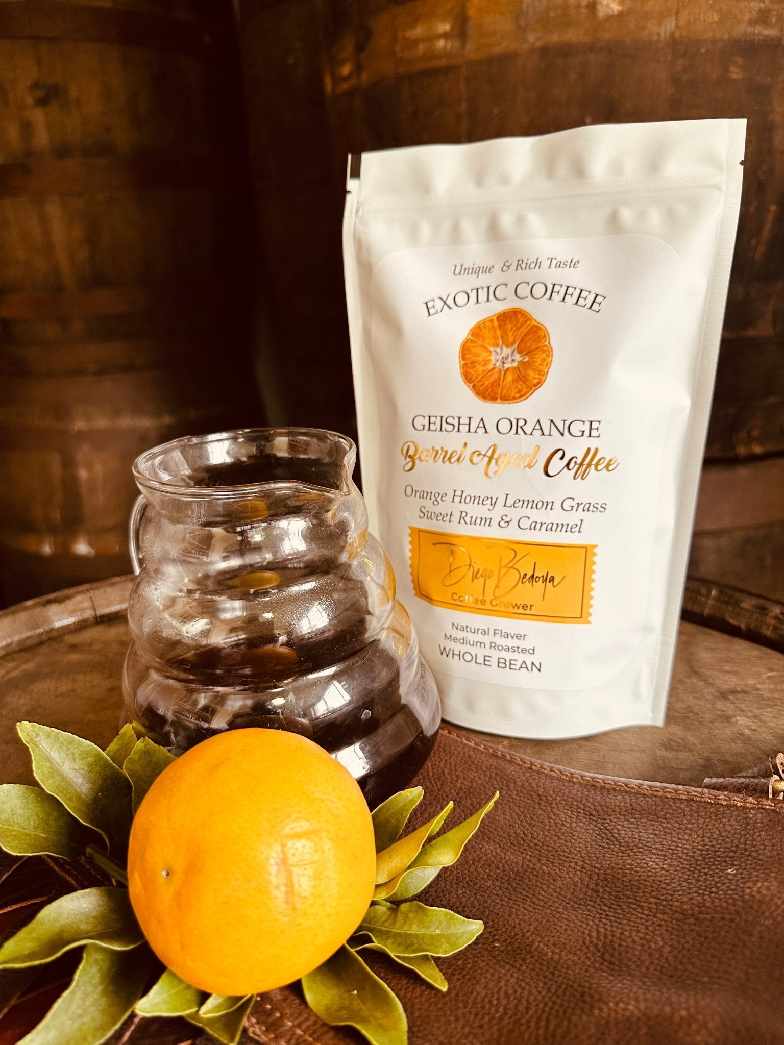 Exotic Coffee Geisha Orange by Diego Bedoya - Colombian Coffee