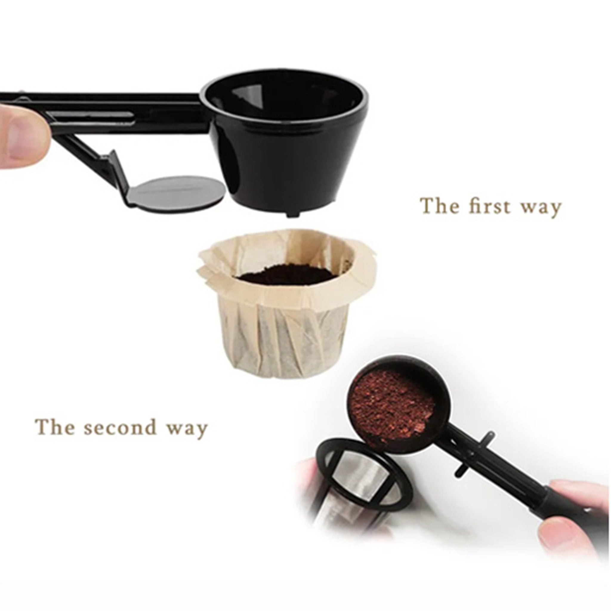 Ground Coffee Scoop 10ml Plastic Measuring Spoon - Colombian Coffee