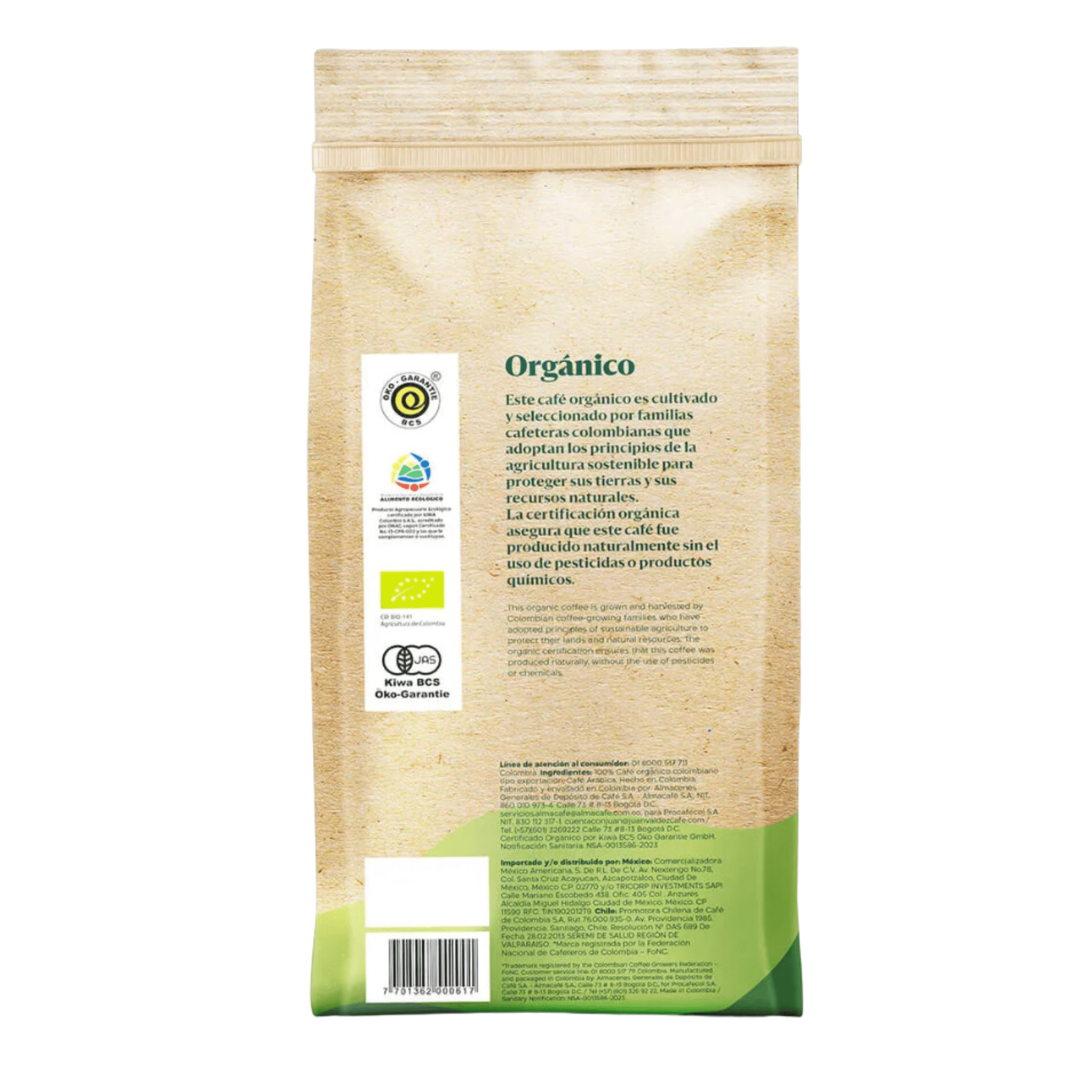 Juan Valdez Organic Medium Roast Coffee - Colombian Coffee