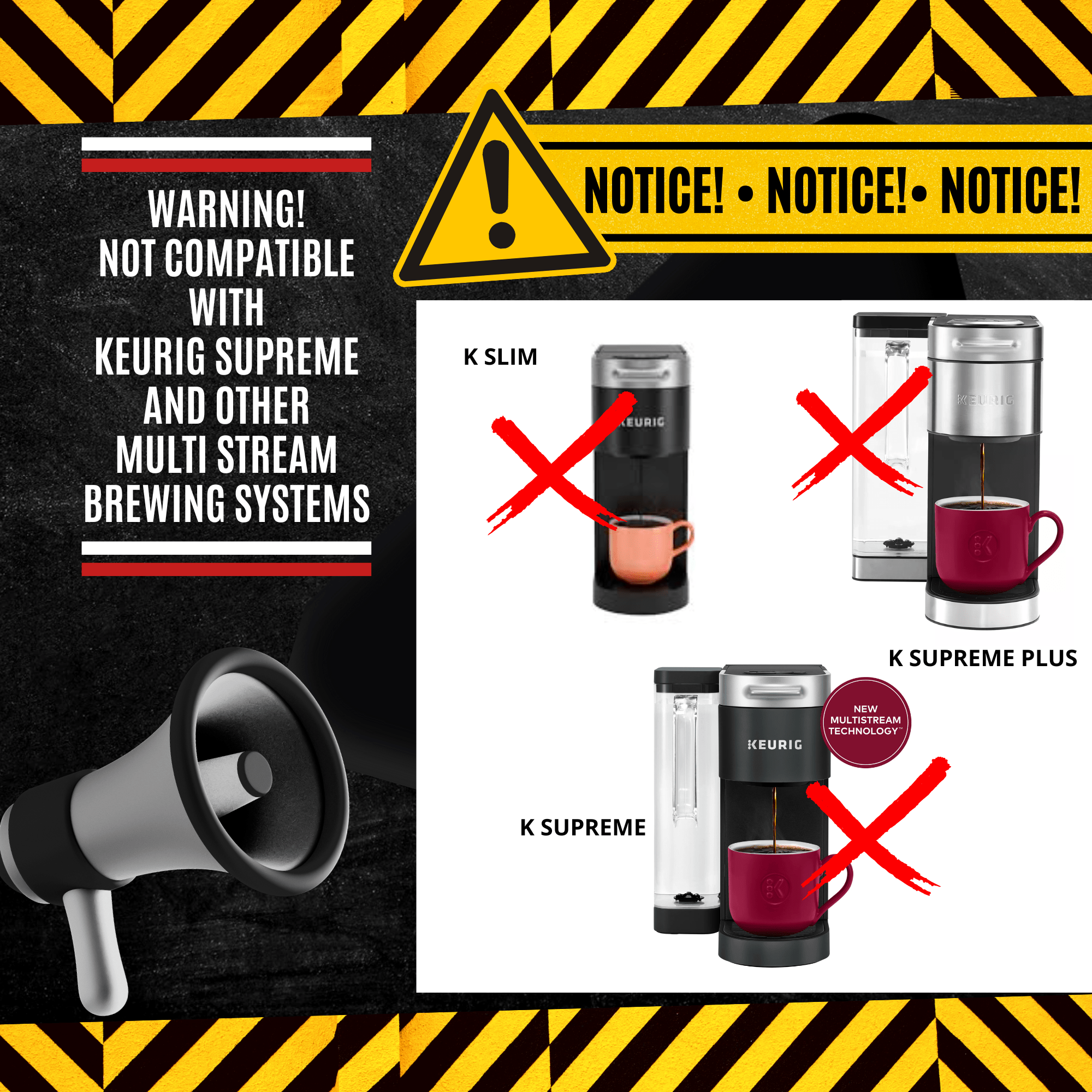 Metal K-Cup Reusable Stainless Steel Coffee Filter for Keurig 1.0