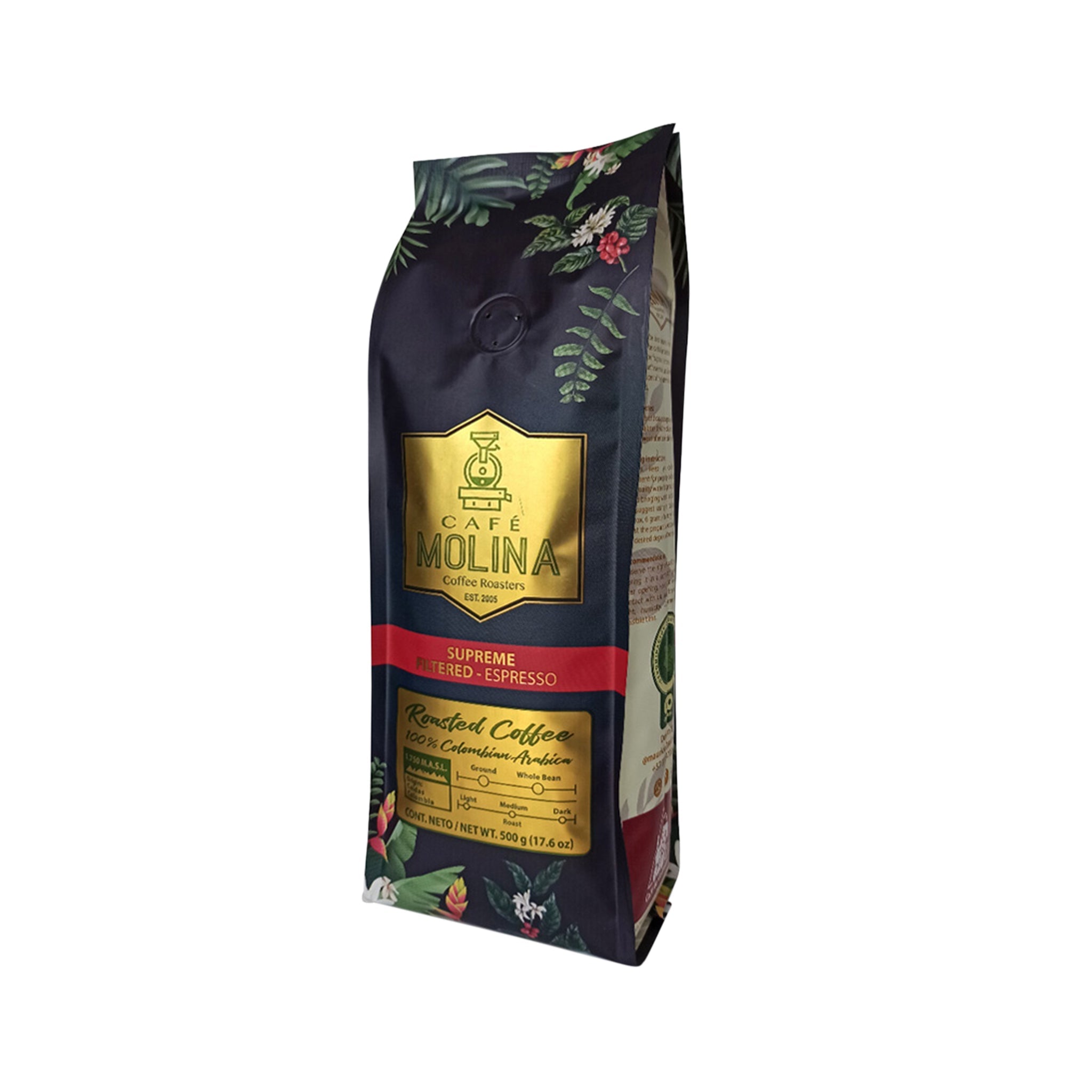 Molina Coffee Supremo - Colombian Coffee