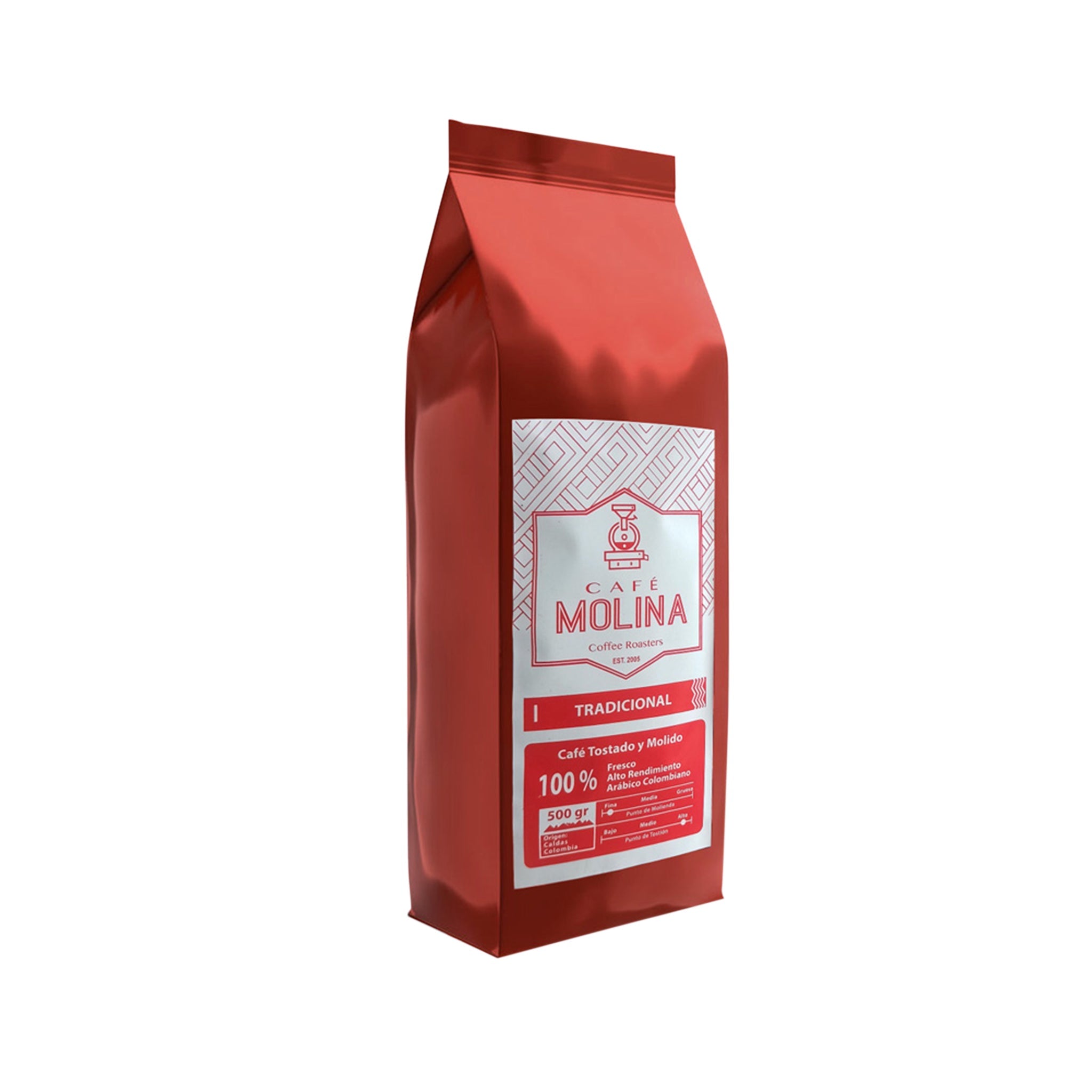 Molina Coffee Tradicional Ground - Colombian Coffee