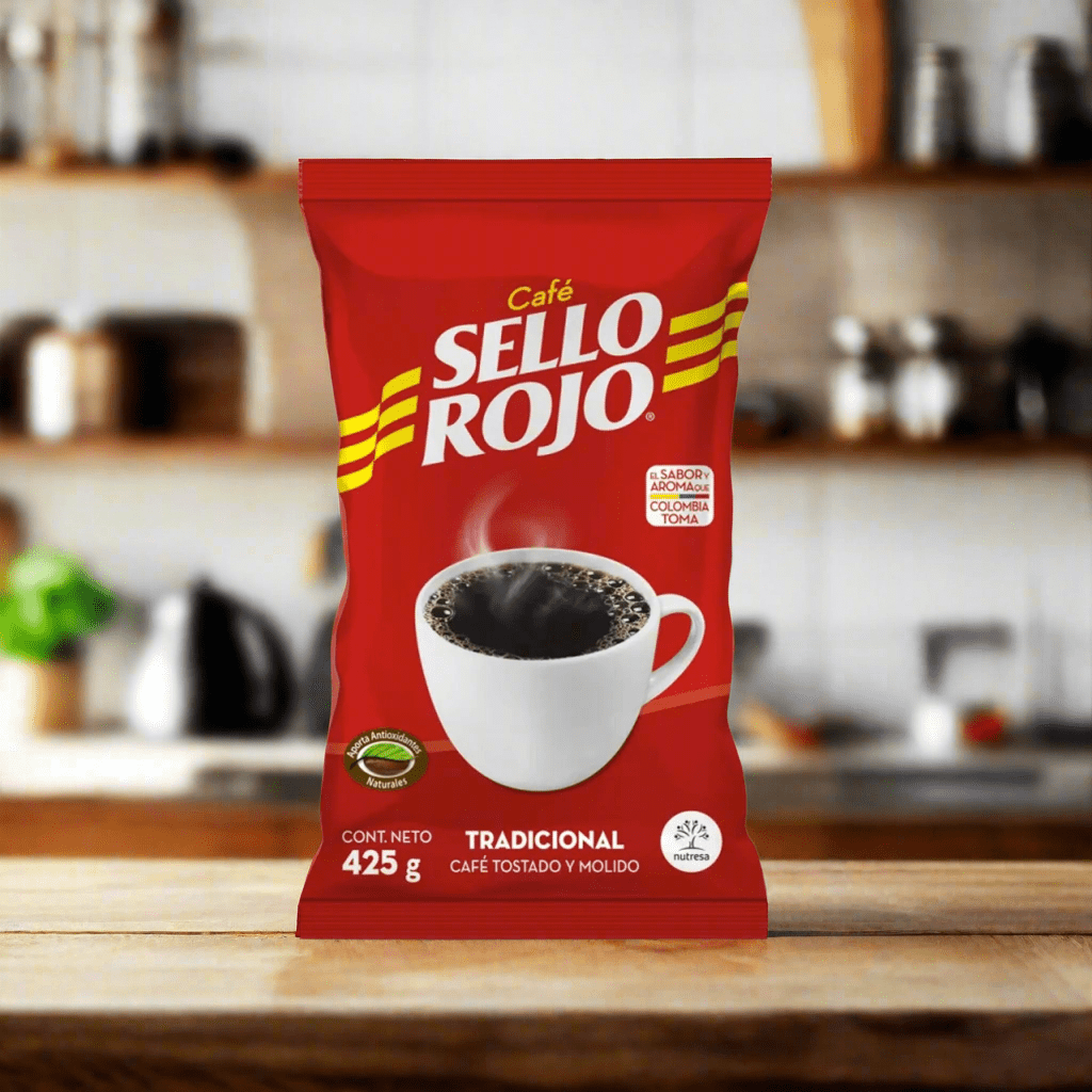 Sello Rojo Ground Coffee Tradicional - Colombian Coffee