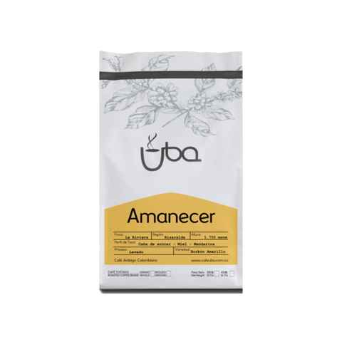 Uba Coffee Amanecer Yellow Bourbon - Colombian Coffee