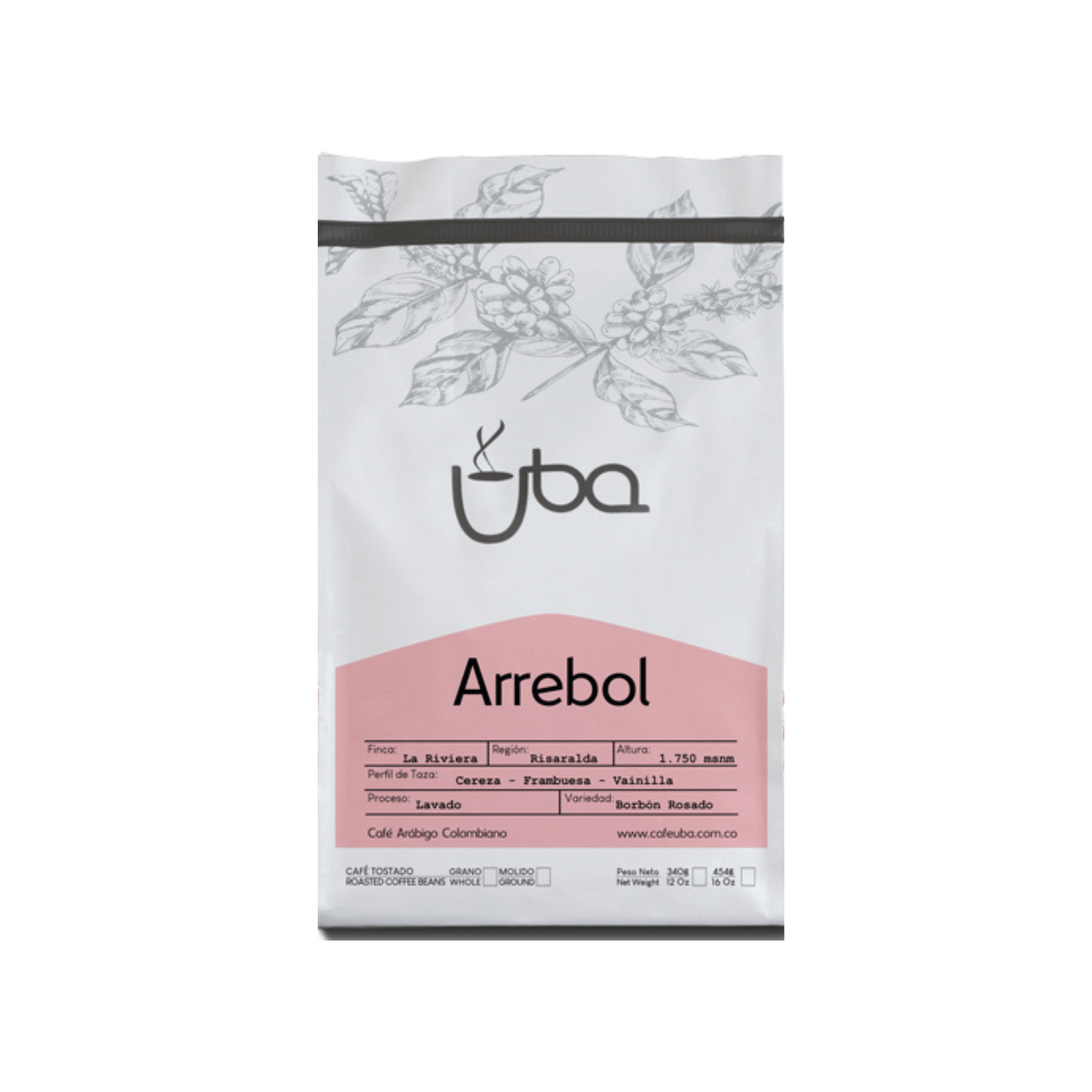 Uba Coffee Arrebol Pink Burbon - Colombian Coffee