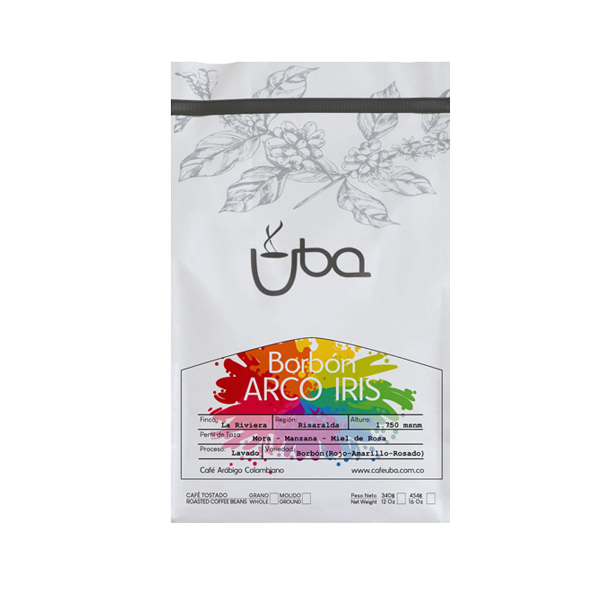 Uba Coffee Burbon Arco Iris - Colombian Coffee