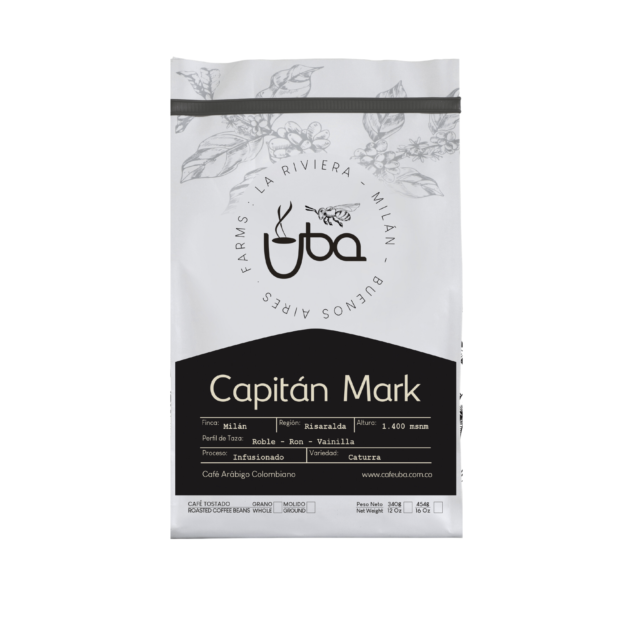 Uba Coffee Capitan Mark - Colombian Coffee