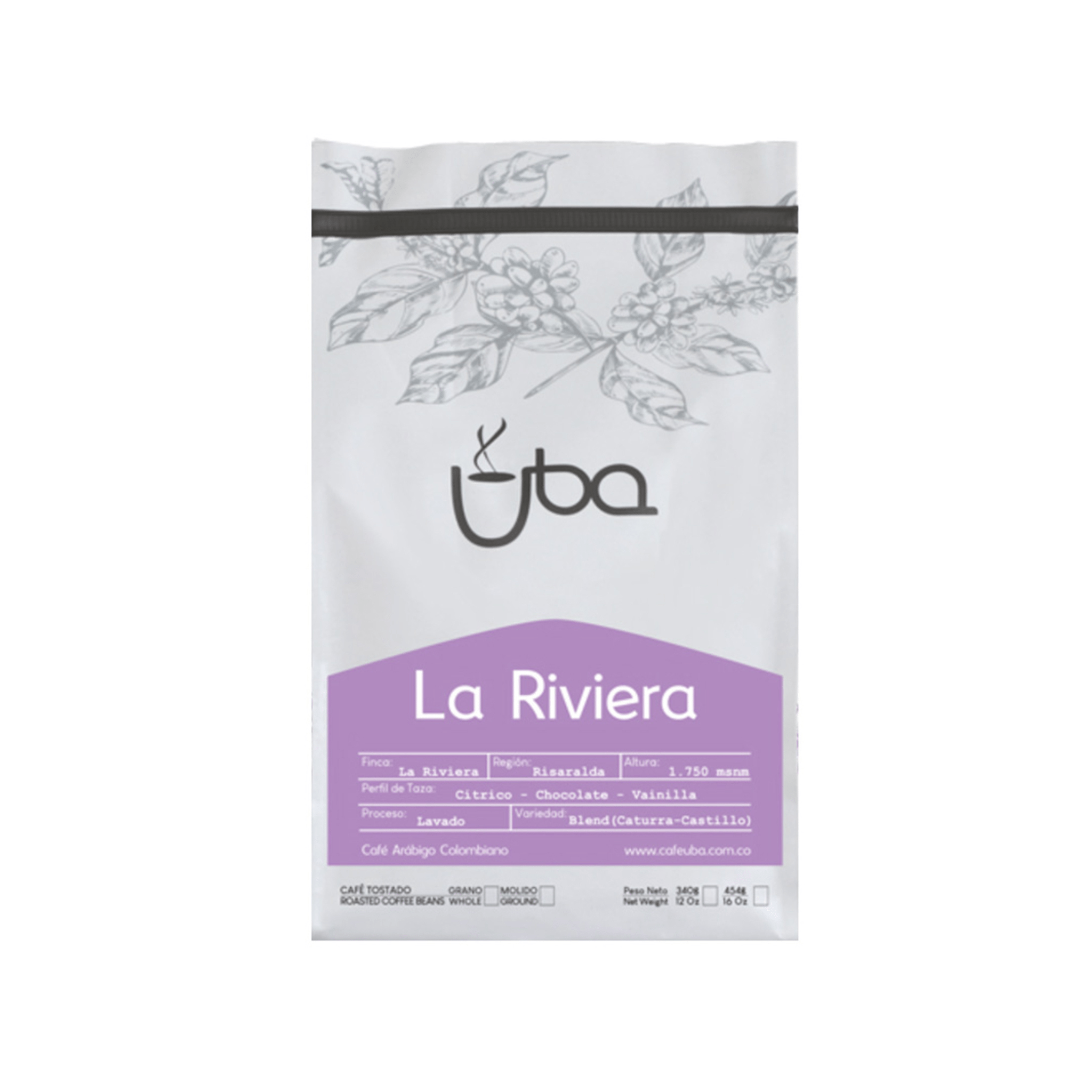 Uba Coffee La Riviera - Colombian Coffee