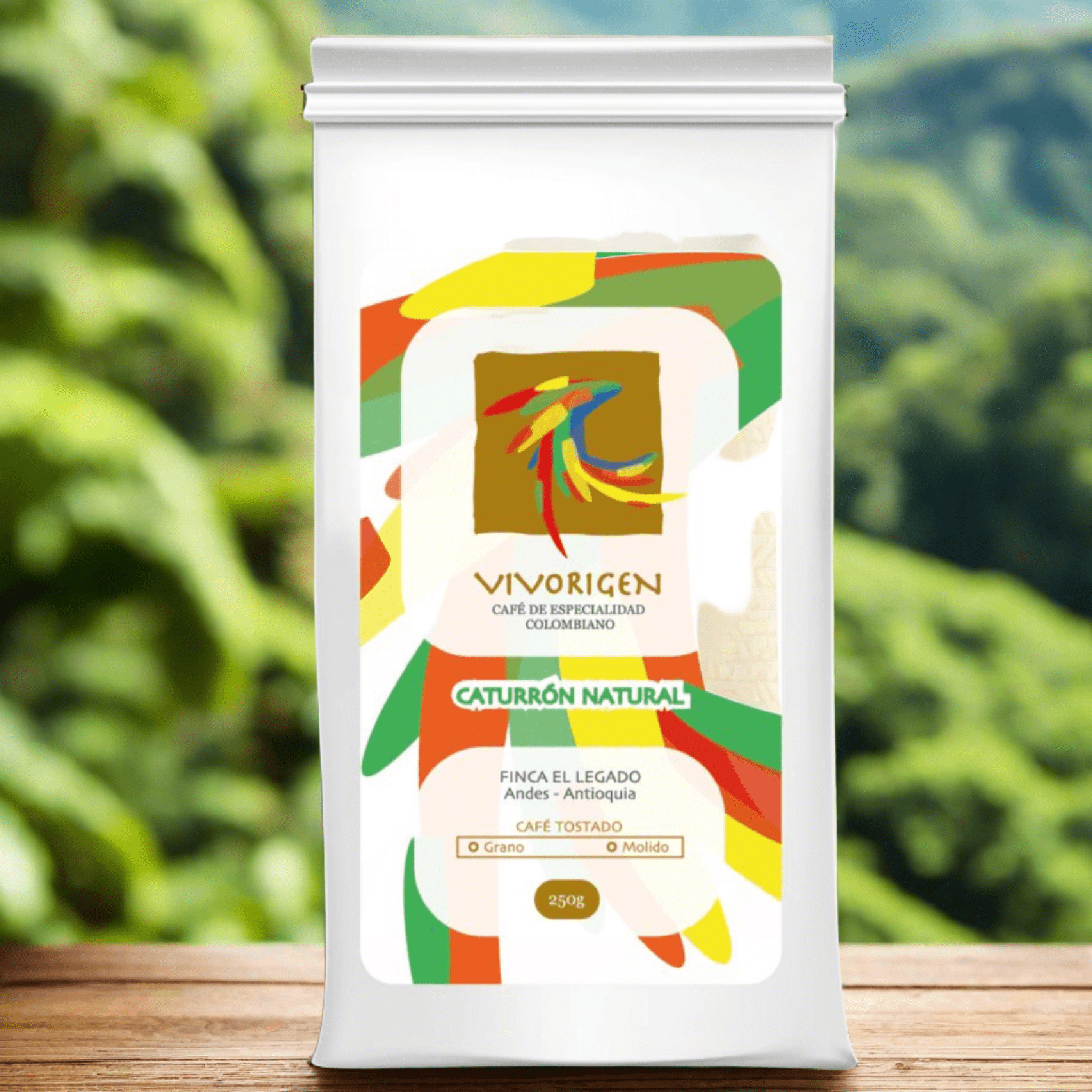 Vivorigen Coffee Colombian Ombligon Natural - Colombian Coffee